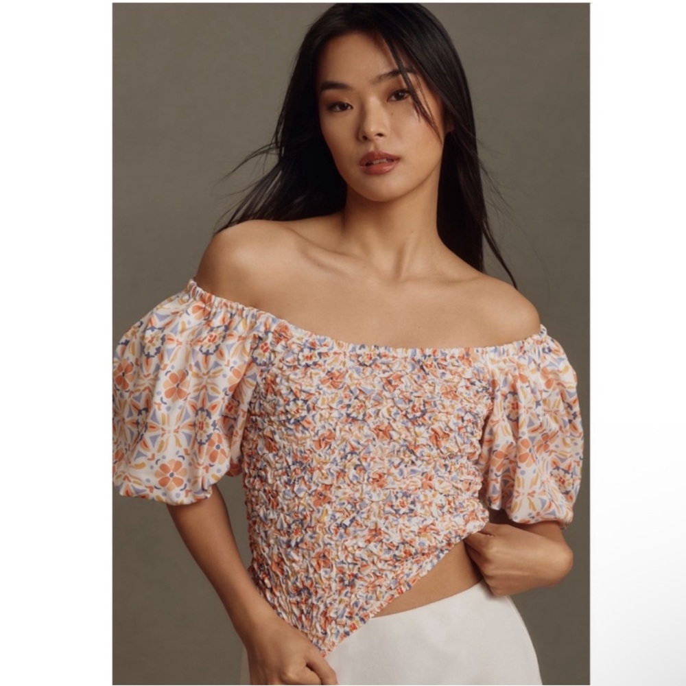 Anthropologie Dolan Off-The-Shoulder Textured Top - NWT